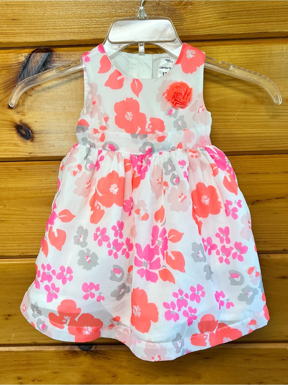 Pretty Carters Lined Dress 12M